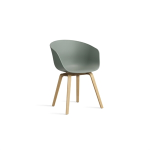 Chaise de Salle à Manger HAY AAC22 Chêne/Vert D'automne