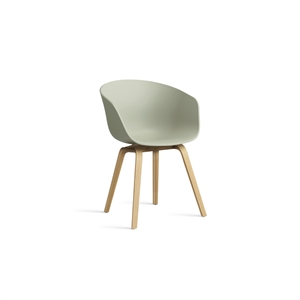 Chaise de Salle à Manger HAY AAC22 Chêne/Vert Pastel
