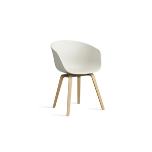 Chaise de Salle à Manger HAY AAC22 Chêne/Crème Mélangée