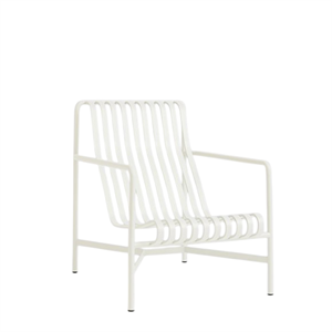 Fauteuil Haut HAY Palissade Blanc Crème