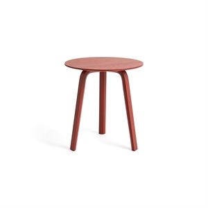 Table basse HAY Bella Ø45 x H49 Rouge carreau