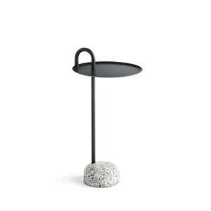 HAY Bowler Table d'Appoint Granit/Vert Pin