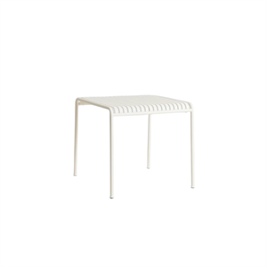 Table HAY Palissade L82,5 Blanc Crème