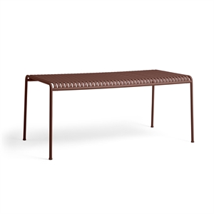 HAY Palissade Table L170 Fer Rouge