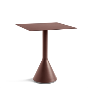 HAY Palissade Cone Table L65 Fer Rouge
