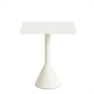 Table Conique HAY Palissade Ø65xH74 Blanc Crème
