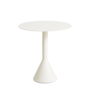 Table Conique HAY Palissade Ø70xH74 Blanc Crème