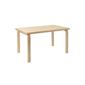 Table rectangulaire pour enfants Artek Aalto 80B en Bouleau