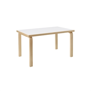 Table enfant rectangulaire Artek Aalto 80B Blanc