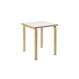 Table carrée pour enfants Artek Aalto 80C Blanc