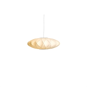 Pendentif HAY Nelson Saucer Crisscross Suspension Petit , Blanc Cassé