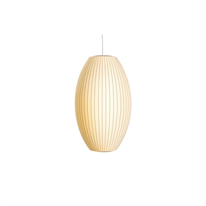 Suspension Bulle de Cigare HAY Nelson, Taille Moyenne, Blanc Cassé