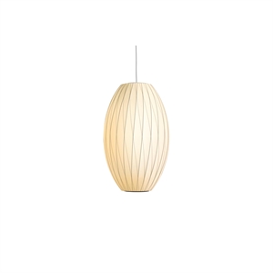 Suspension Bulle Croisé HAY Nelson Cigar Medium, Blanc Cassé