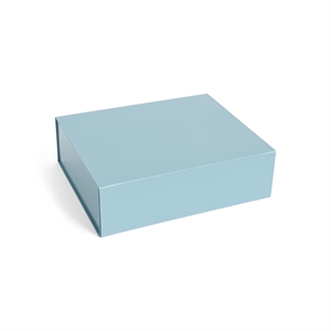 Boîte de rangement couleur HAY L Bleu océan