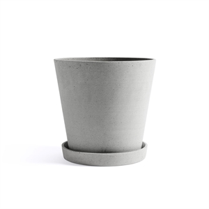 Pot de Flowerpot HAY avec Soucoupe XXL Gris