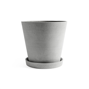 Pot de Flowerpot HAY avec Soucoupe XXXL Gris
