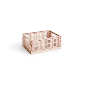 Boîte de Rangement HAY Colour Crate, Poudre Moyenne