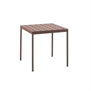 HAY Table Balcon L75 x H74 Rouge Fer