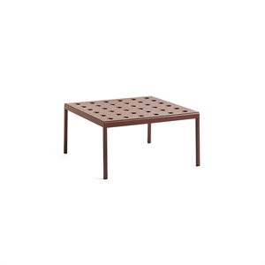 HAY Table Basse Balcon L75 x H39 Fer Rouge