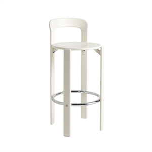 Tabouret de Bar HAY Rey H75 Blanc Crème