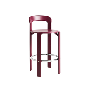 Tabouret de Bar HAY Rey H65 Rouge Raisin