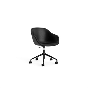 Chaise Pivotante HAY AAC253 à Roulettes , Noir/ Sierra SI1001