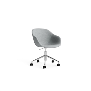Chaise Pivotante à Roulettes HAY AAC253 en Aluminium/ Remix 123