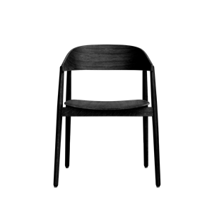 Andersen Furniture AC2 Chaise de Salle à Manger avec Accoudoirs Noir