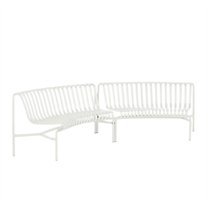 Banc de Salle à Manger HAY Palissade Park, Ensemble de 2 pour Débutant, Blanc Crème