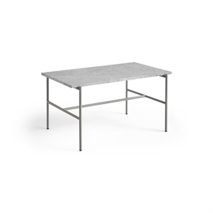 Petit Table Basse HAY Rebar en Marbre Gris