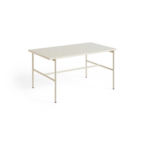 Petit Table Basse HAY Rebar en Marbre Beige