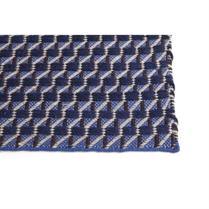 Tapis HAY Channel 50x80 Bleu/ Blanc