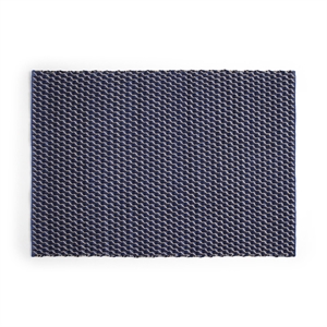 Tapis HAY Channel 140x200 Bleu/ Blanc