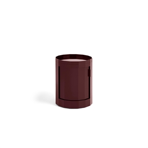 Armoire basse HAY Facet Bordeaux