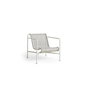 Fauteuil Bas HAY Palissade Cord Gris Nuage