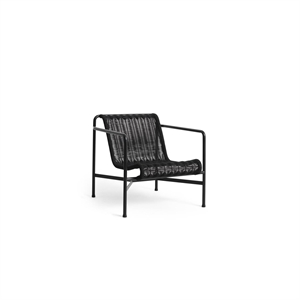 Fauteuil Bas HAY Palissade Cord Anthracite