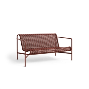 Canapé Lounge HAY Palisade Cord Iron Red