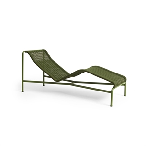 Chaise Longue HAY Palisade Cord Olive