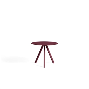 Table à Manger HAY CPH20 Ø90 Bordeaux/ Bordeaux