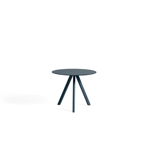 Table à Manger HAY CPH20 Ø90 Bleu profond/Bleu Fumé