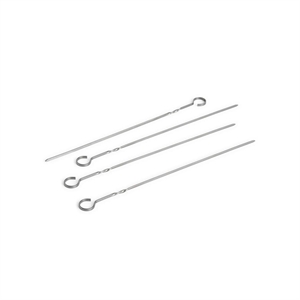 Brochettes de Barbecue HAY Outdoor Market, Lot de 4, en Acier Inoxydable