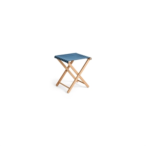 Tabouret de Marché Extérieur HAY Bleu/ Beige