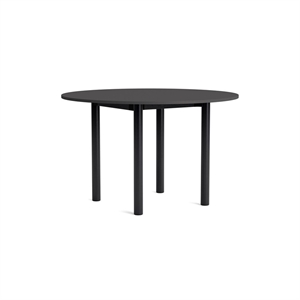 Table à manger ronde HAY Annex Ø120 gris foncé/chêne Noir