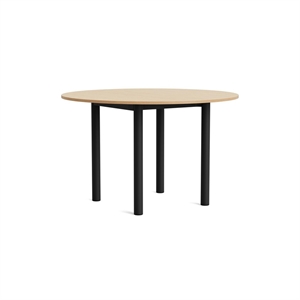 Table à manger ronde HAY Annex Ø120 Chêne laqué/Anthracite