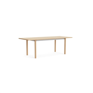 Table à manger suspendue HAY Annex L220, chêne laqué/ Aluminium anodisé