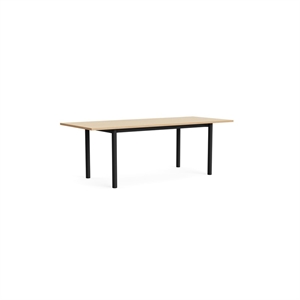 Table à manger suspendue HAY Annex L220, gris foncé/chêne laqué