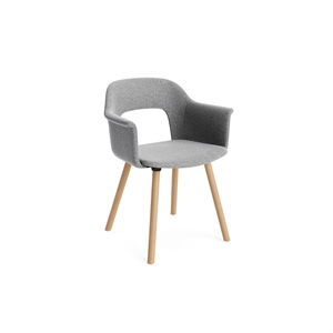 Chaise de salle à manger HAY Layout 224 avec accoudoirs Hallingdal 130/chêne
