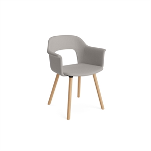 Chaise de salle à manger avec accoudoirs HAY Layout 224, couleur automne 101/chêne