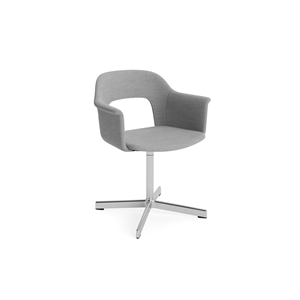Chaise de salle à manger HAY Layout 234 avec accoudoirs et mode pivotant 008/ Aluminium