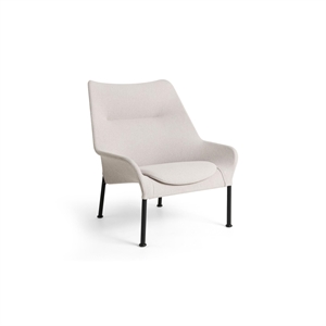 Fauteuil HAY O2 Soft Gris Clair/ Noir